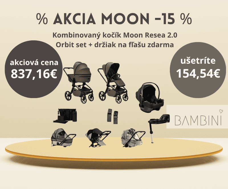 Kočík Moon resea 2.0 orbit set + držiak na flasu zdrama